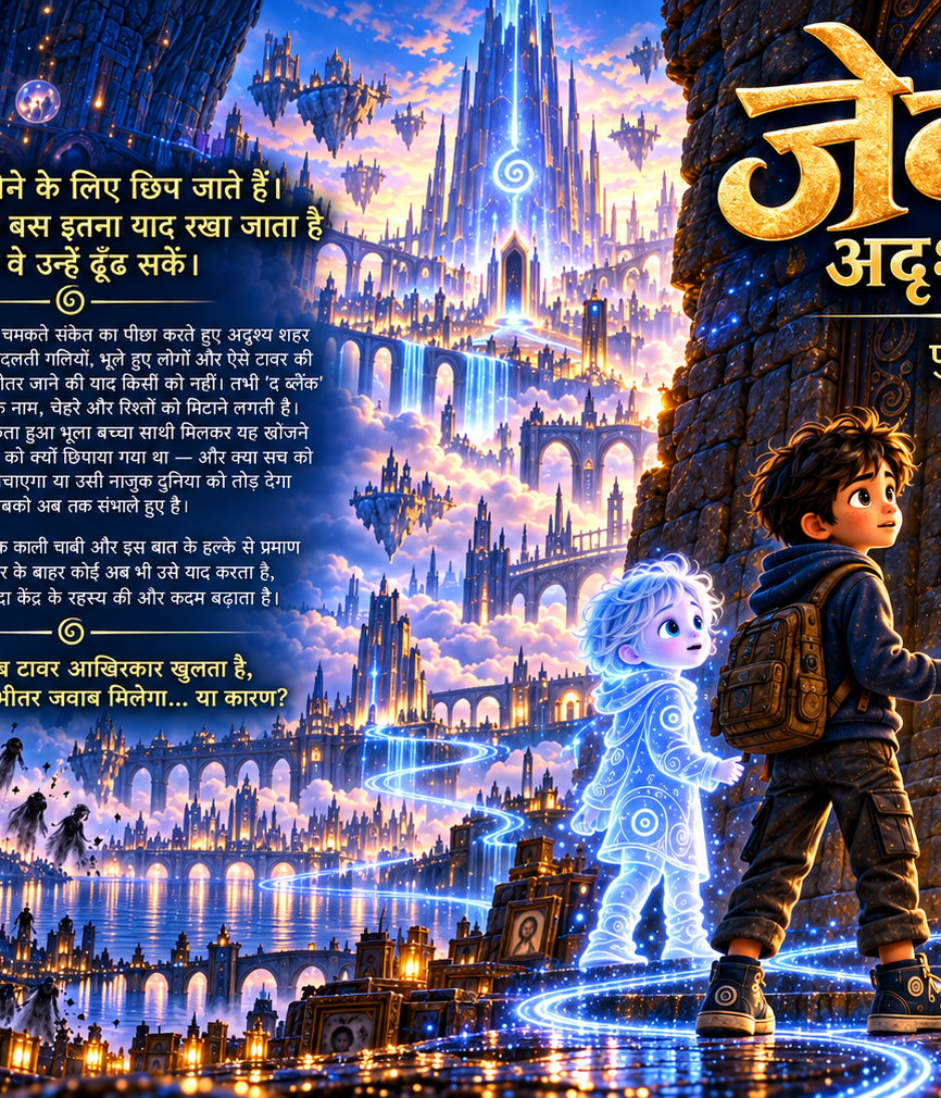 JEVKO BOOK 8 THE INVISIBLE CITY-hindi